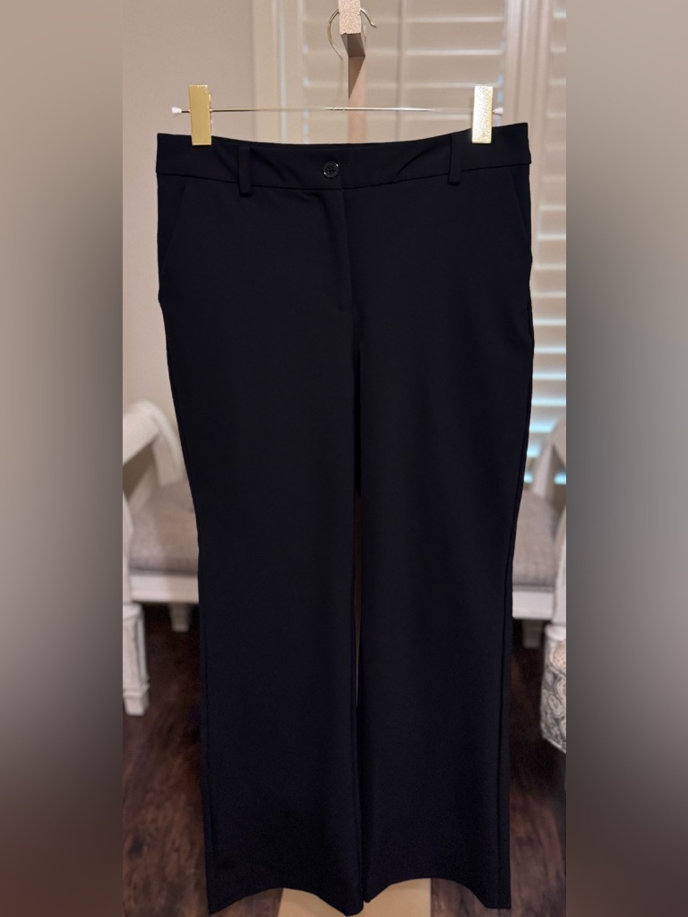 New York and Company Classic Black Stretch Dress Pants